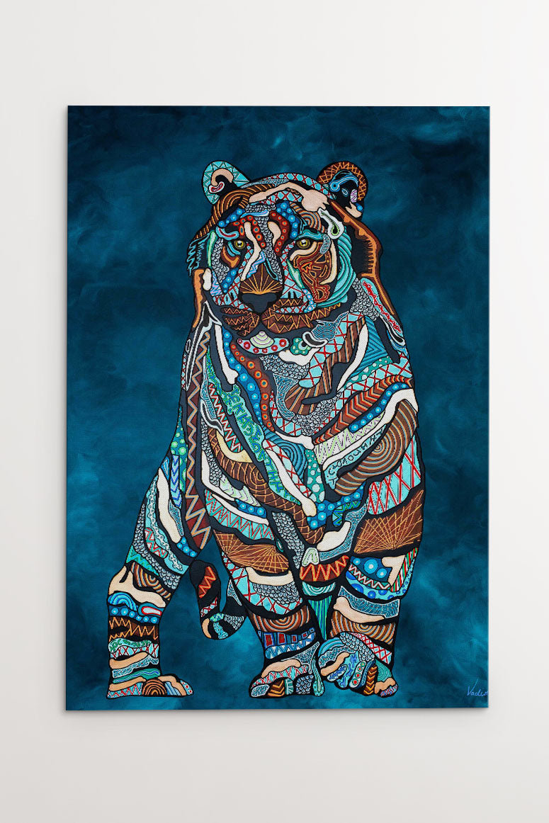 Tigris Lærredtryk