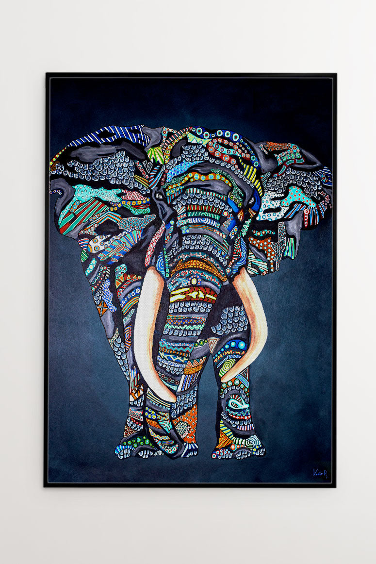 Lets Adress The Elephant In The Room Lærredtryk