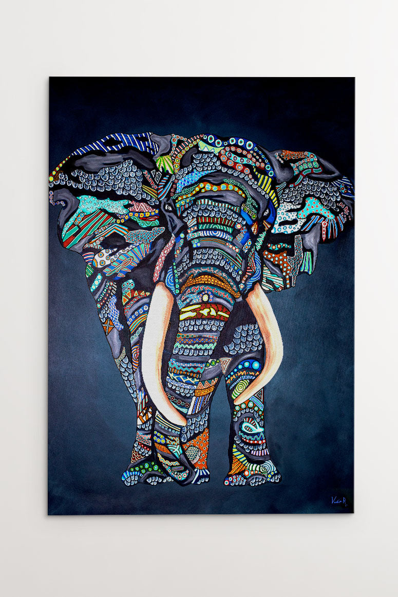 Lets Adress The Elephant In The Room Lærredtryk
