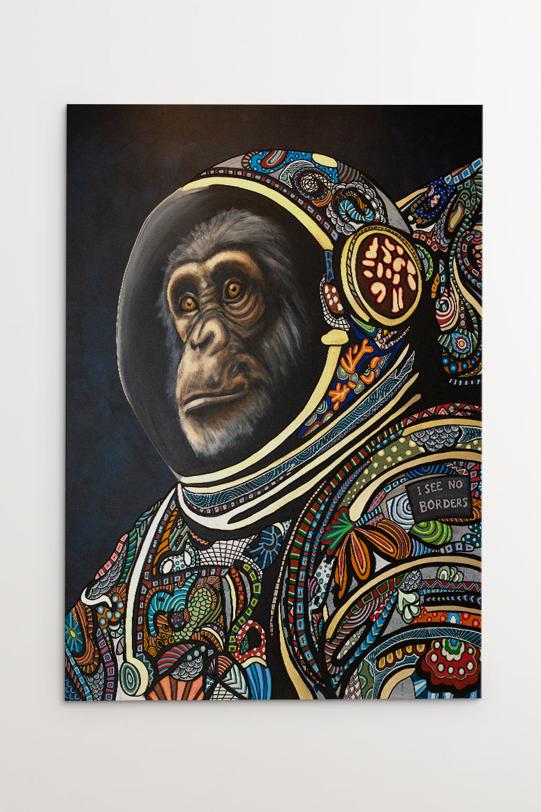 Abestronaut Leinwanddruck