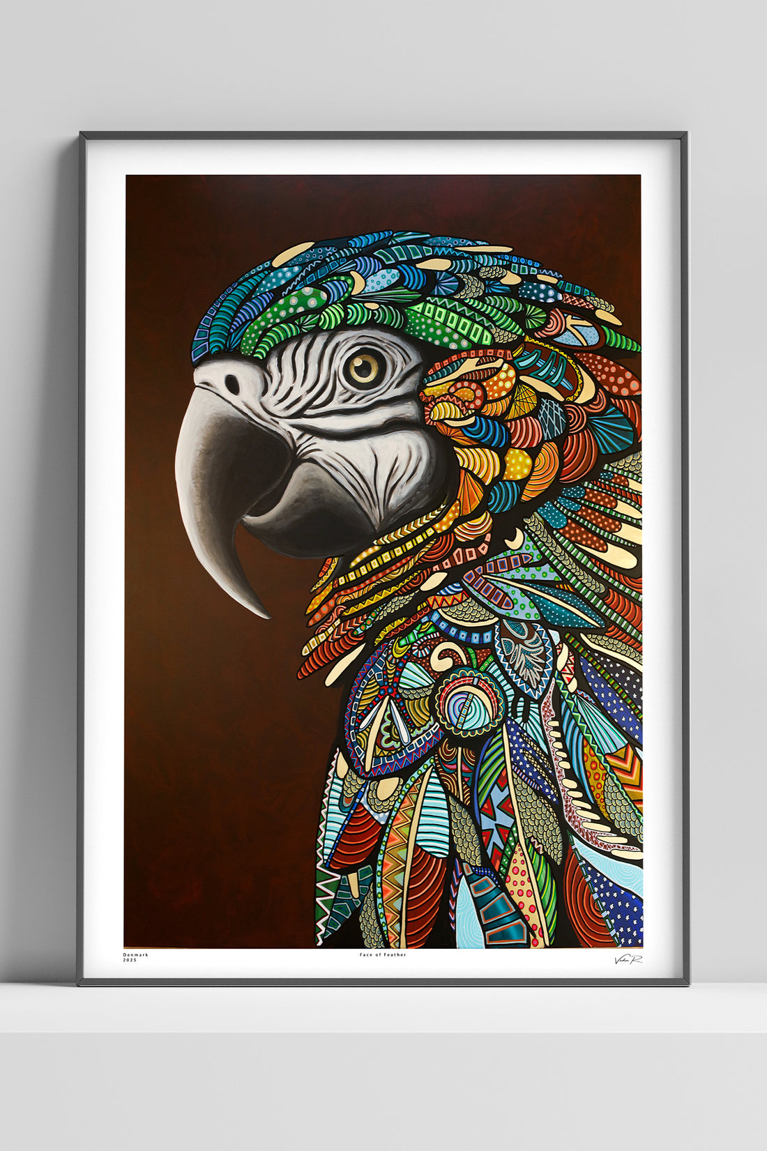 Face of Feathers tirage d'art - Vadim R.