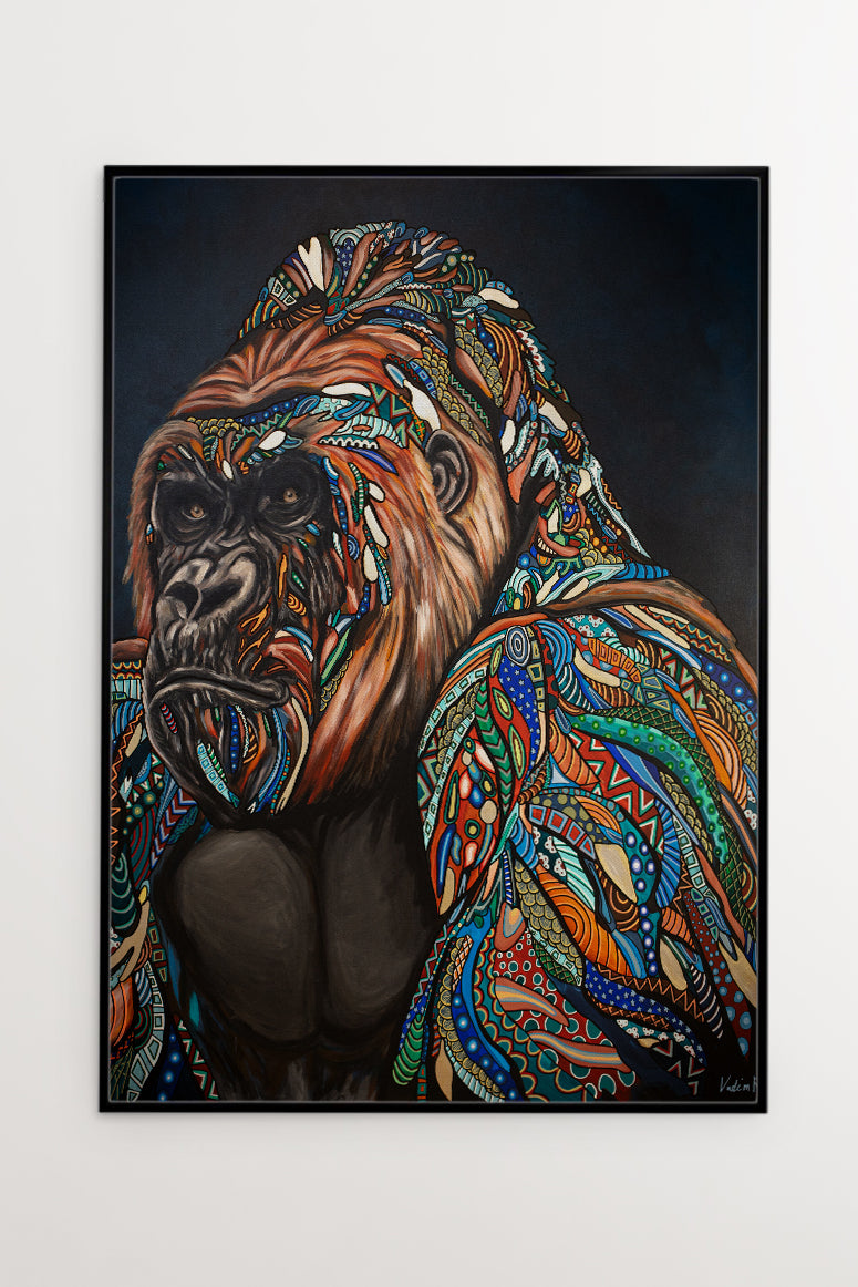 Gorilla - Stampa su tela