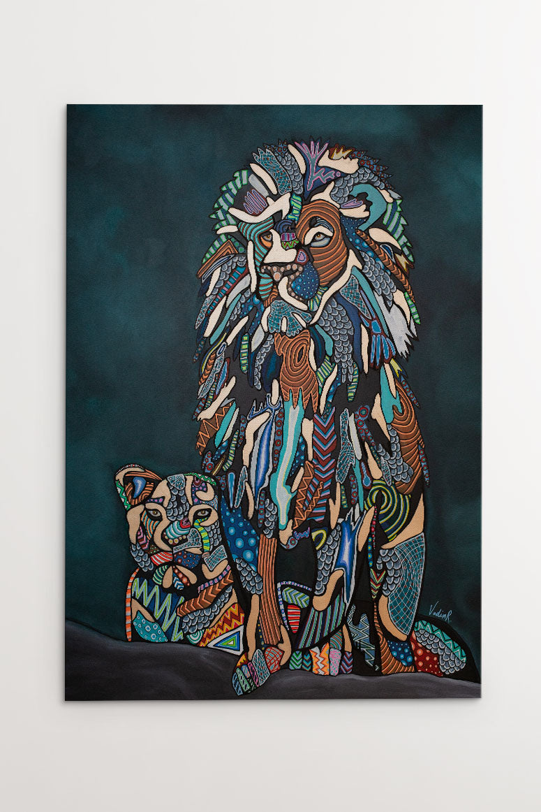 The Urban King - Canvasprint