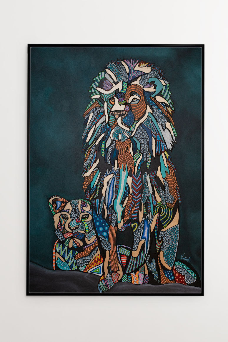 The Urban King - Canvasprint