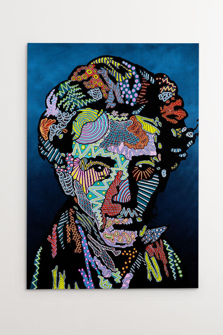 Søren Kierkegaard - Impresión en lienzo