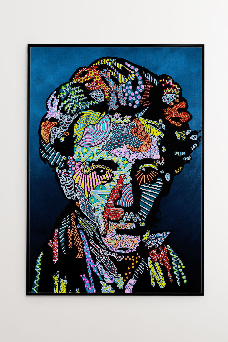 Søren Kierkegaard - Impresión en lienzo