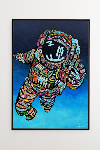 Astronaut Ver. 2 - Wydruk na płótnie